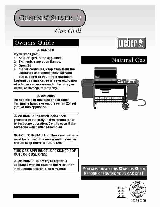 Weber Gas Grill A103 A-page_pdf